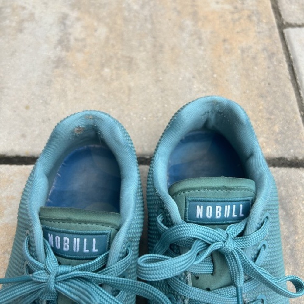Nobull‎ SuperFabric Trainer Running Womens Sz. 8.5 Teal Training Shoes Tropic - Picture 6 of 8